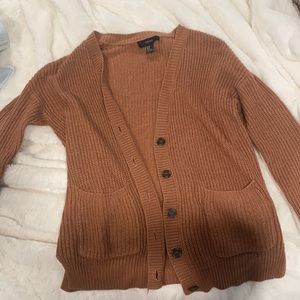 Forever 21 Rust Colored Cardigan